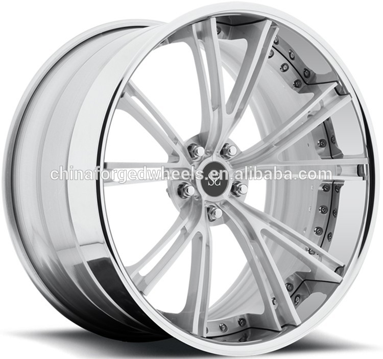 Polish Car Rim 2-Piece Forged Wheels 20 inch Rims Customized For Lexus GS 5x114.3