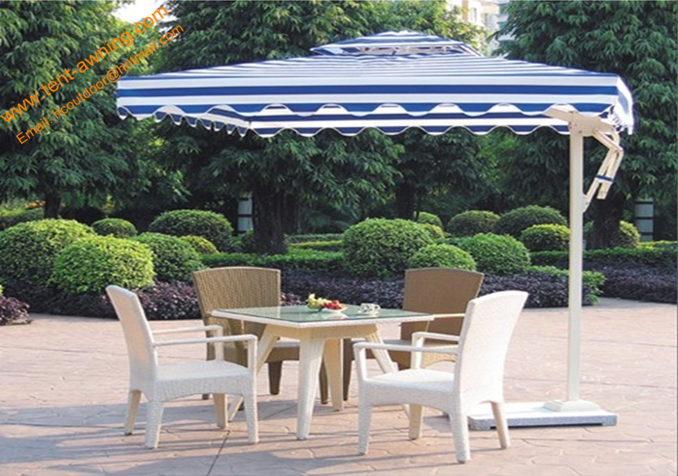 Waterproof UV Protection Side Post Aluminum Patio Garden Outdoor Parasol