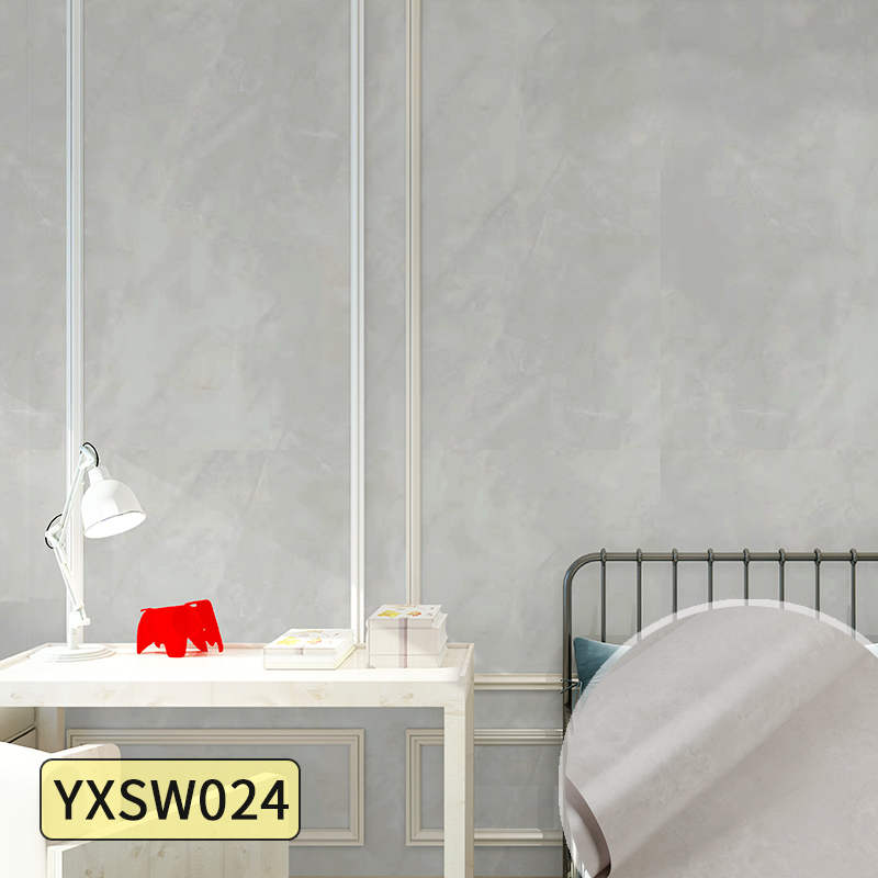 0.14mm-0.16mm Thickness Vaccum Press Film Marble PVC Laminated Membrane Film for Furniture MDF Panel