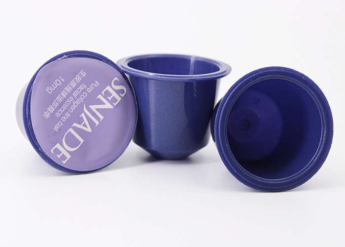 Customized SGS 8ml Coffee Pod Capsules Outer Diameter 3.5 CM White Color