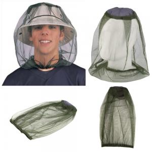 China Outdoor Fishing Cap Anti Mosquito Net For Face Mosquito Insect Repellent Hat Bug Mesh Head Net Face Protector Travel Cam on sale