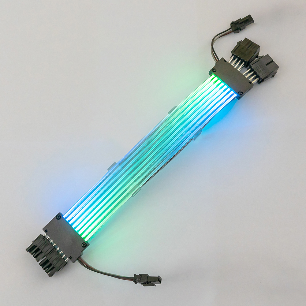 Dual 8pin Neon Flex RGB Cable Led Synchronizes Double-Headed Light Male to Female