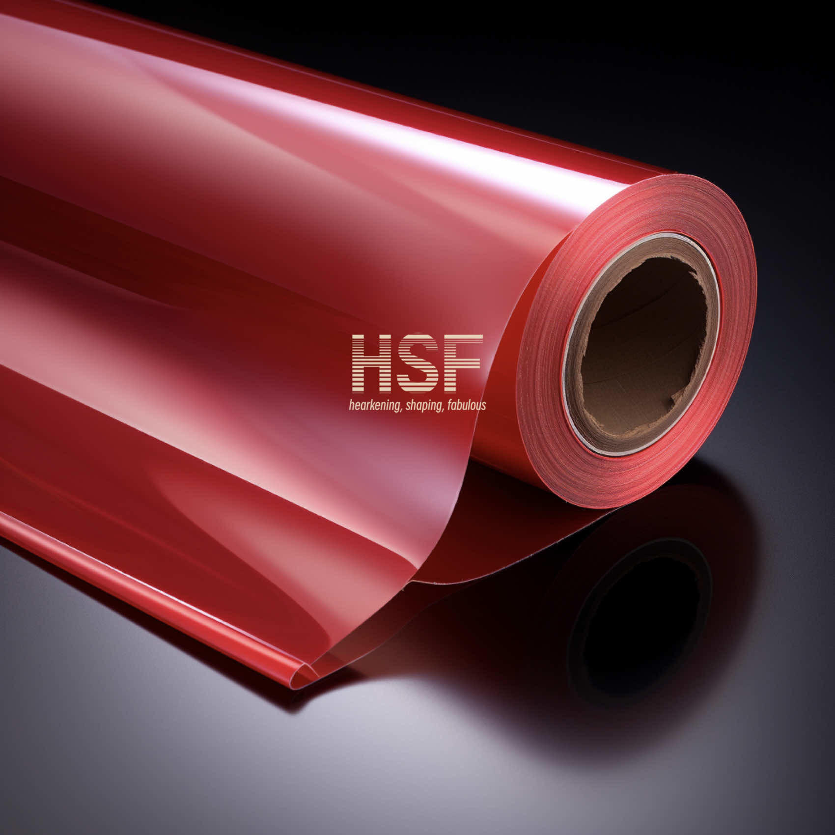 Translucent Red PET Fluorosilicone Coated Release Film 30um