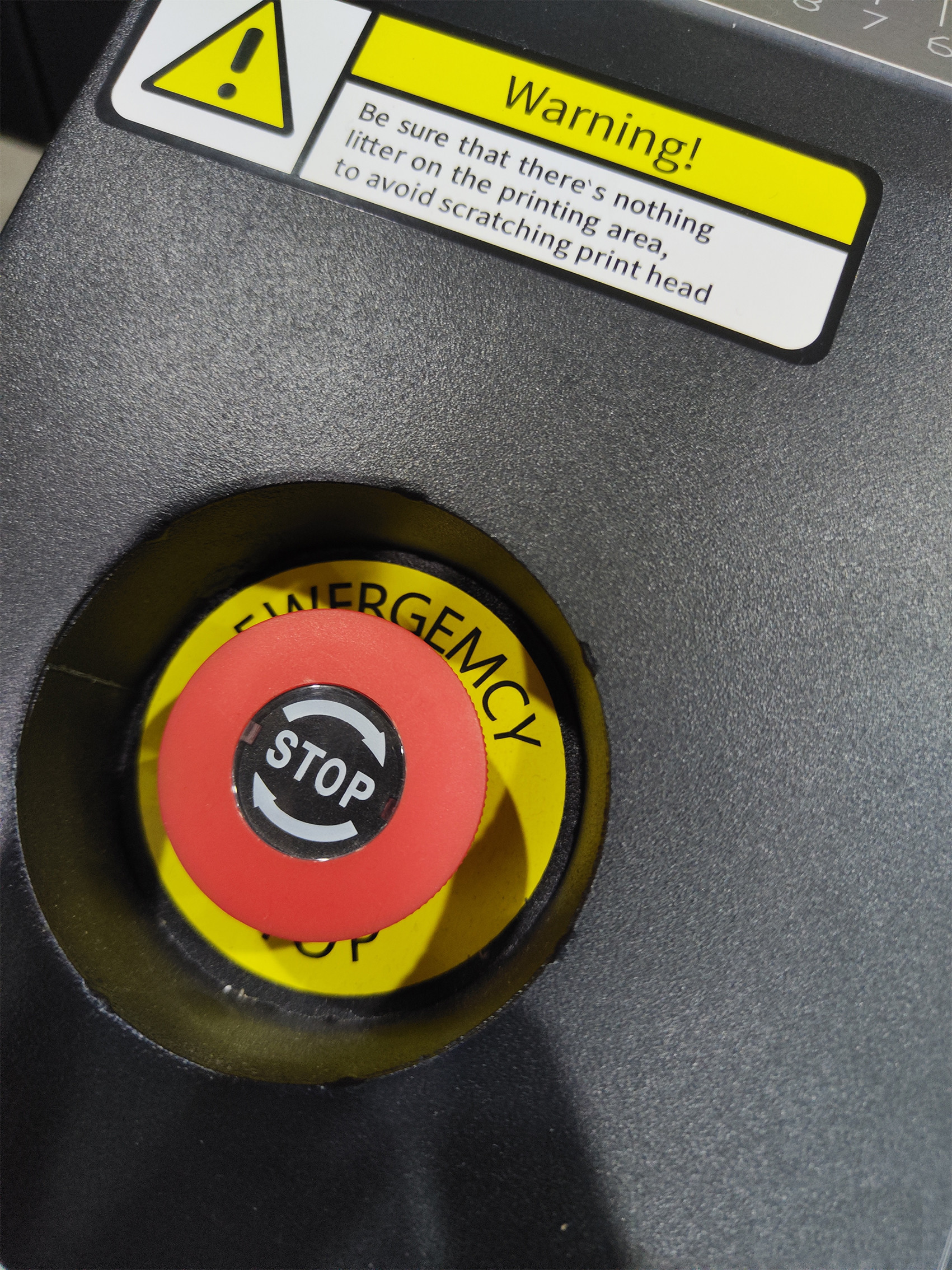 Safe Printer Uv Flatbed Reliable Flatbed Inkjet Printer Emergency Stop Switch