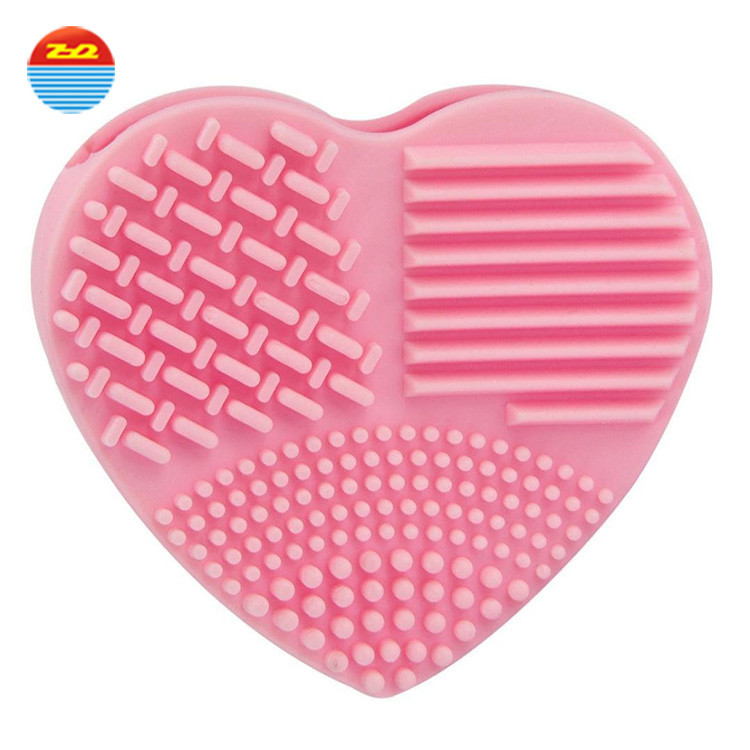 Heart - Shaped Food Grade Silicone Makeup Tool Compact In Size And Very Cute Design