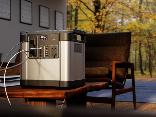 1000W NMC Battery Portable AC Power Station For Mobile Devices