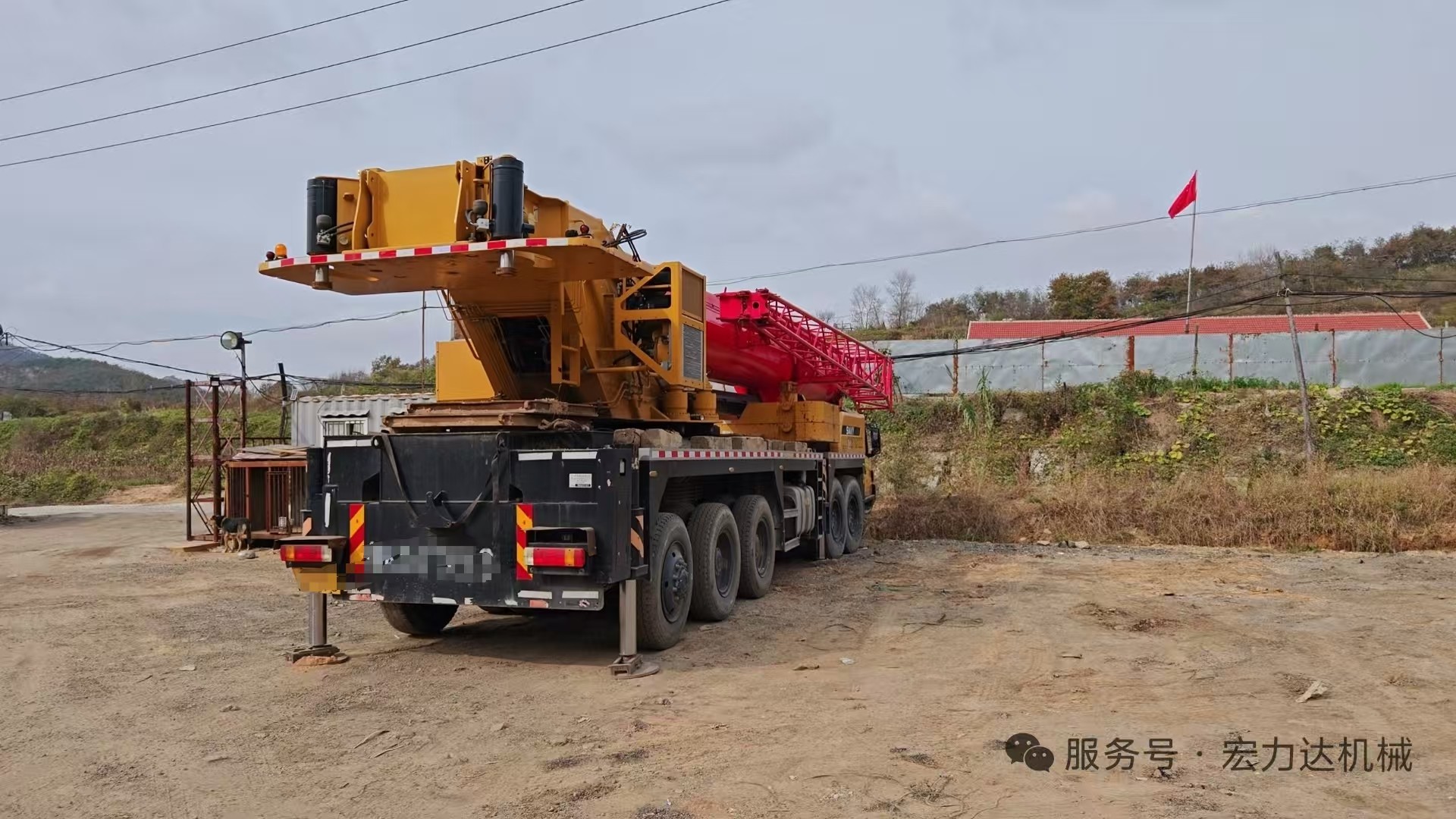 100 Tons Mobile Truck Crane with High Operating Efficiency and 73.2 Meters Max Working Height