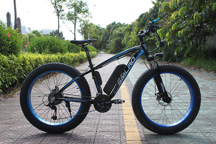 Smart 26 Inch Bike Full Suspension Electric Mountain Bike LCD Display