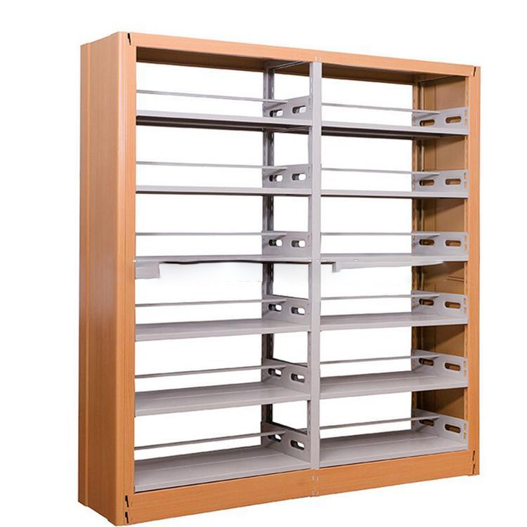 Library 2.0mm Thickness Stainless Steel Metal Storage Rack Library Shelving
