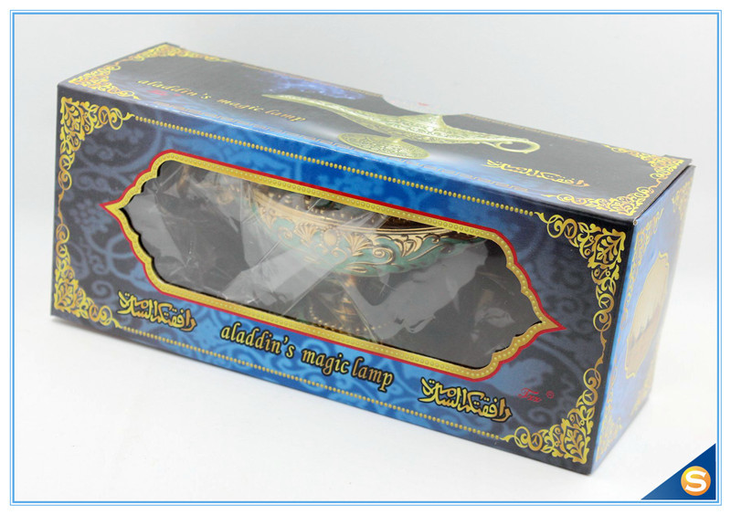 Middle East style metal aladdin lamp trinket box jewelry box for gift