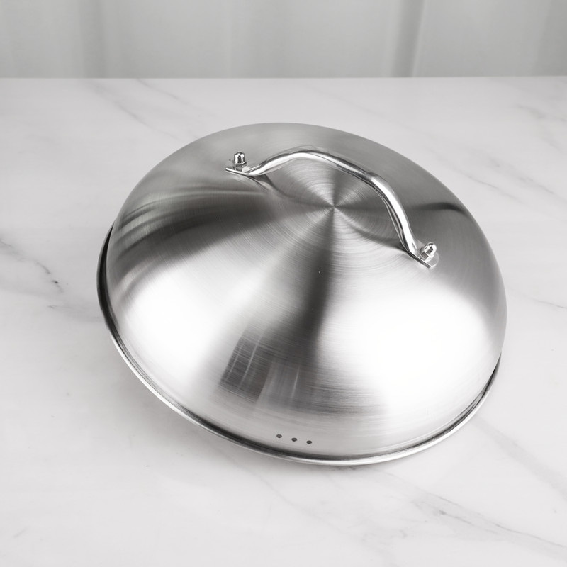 Double Food Steamer Set 28cm Stainless Steel Non Stick For Cooking