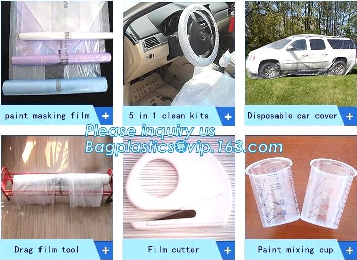 disposable gear shift cover disposable hand brake cover disposable foot mat Paper similar plastic film film cutter Drag