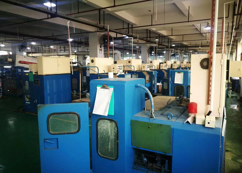 24 Pass Copper Wire Drawing Machine From 1.2mm To 0.2mm