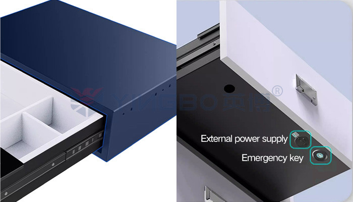 Fingerprint Lock Smart Waterproof Panel Jewelry Safe Box For Home Security