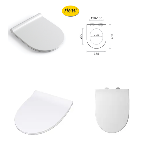 Polypropylene Wc European Plastic Toilet Seat Cover With Sustainable Characteristics