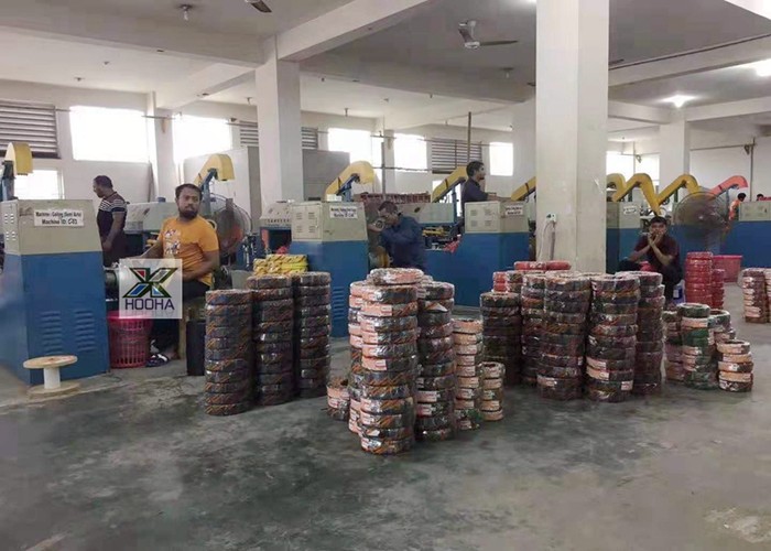 Electrical Cable Coiling Machine Semi Automatic Cable Coiler Save Costs