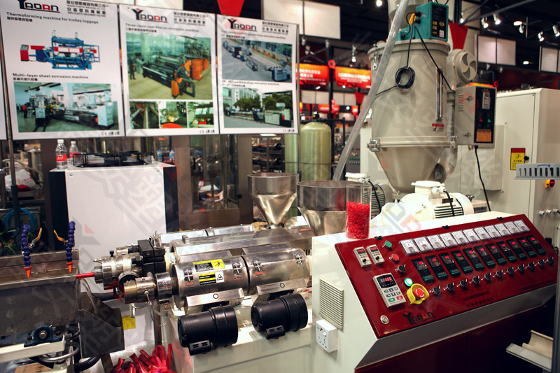 Thermoplastic Extrusion Machine Single Screw Extruder Machine ABB Inverter