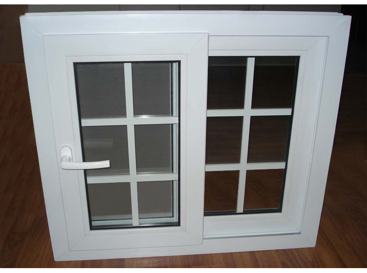 KDSBuilding French Design Kitchen Grill Design Price Upvc Pvc Sliding Window With Double Glaze