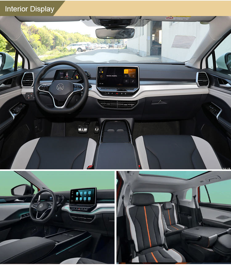 601km Long Range EV Cars Volkswagen Id. 6 Crozz Pure+ 7 Seater Electric SUV