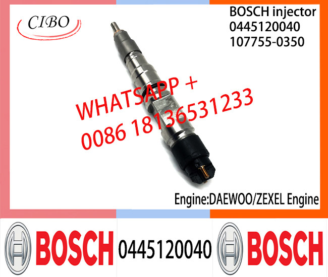 BOSCH 0445120040 107755-0350 Neutral Fuel Injector Assembly 0445120040 107755-0350 For DAEWOO/ZEXEL