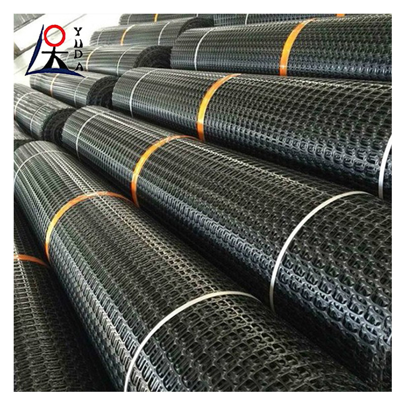 PP Uniaxial Biaxial Triaxial Plastic Geogrid For Road Construction