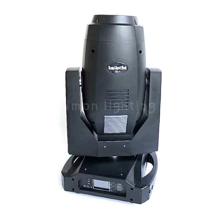 350w 17R Sharpy Beam Spot Wash 3in1 DMX Stage Moving Head Lights with Rotating Gobos