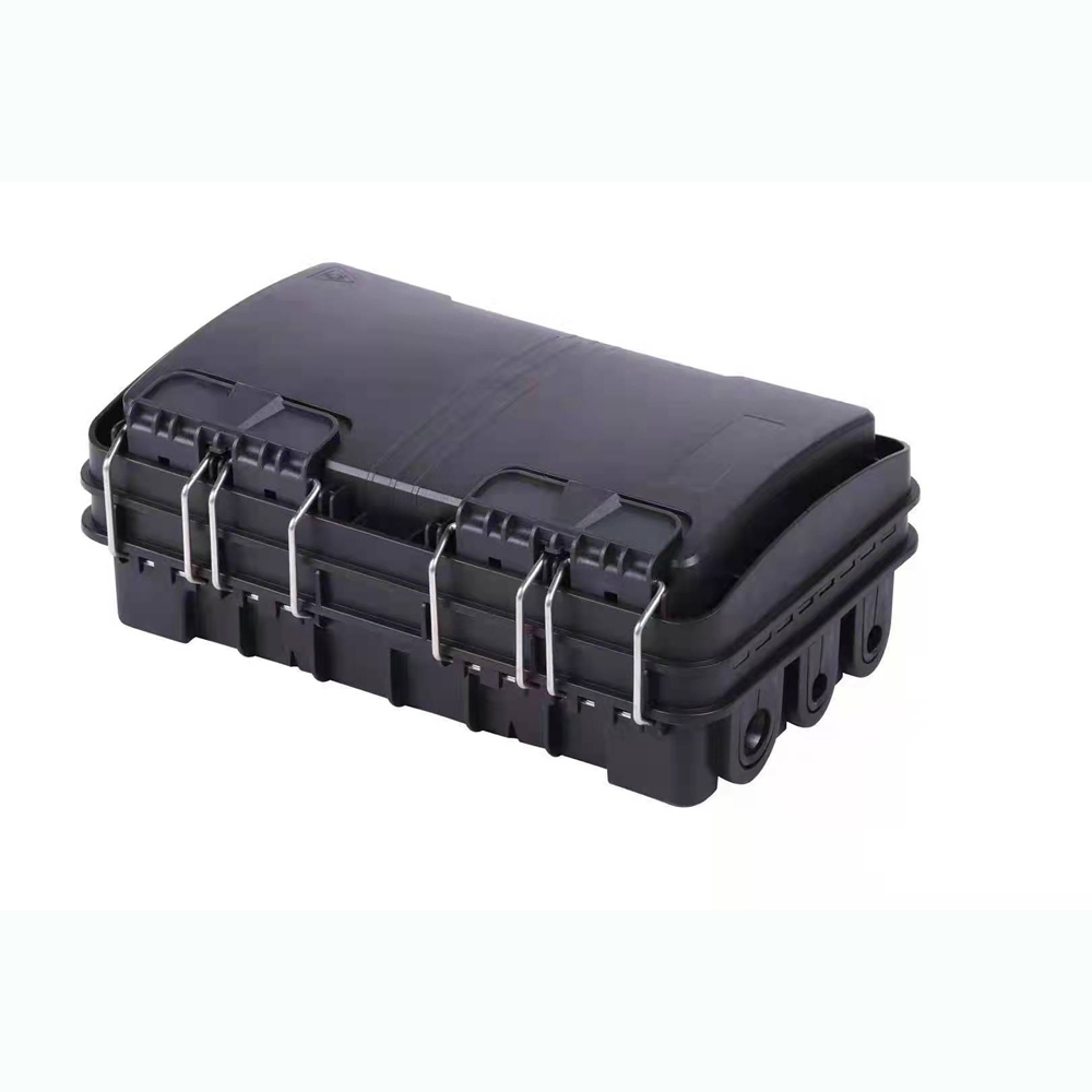 1x8 LGX Splitter Aerial Junction Box IP65 Fiber Splice Enclosure Three-Tier 24 Cores