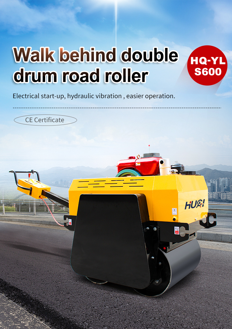 600mm Compaction Width Handheld Soil Compactor Machine with 2.5L Fuel Tank Capacity