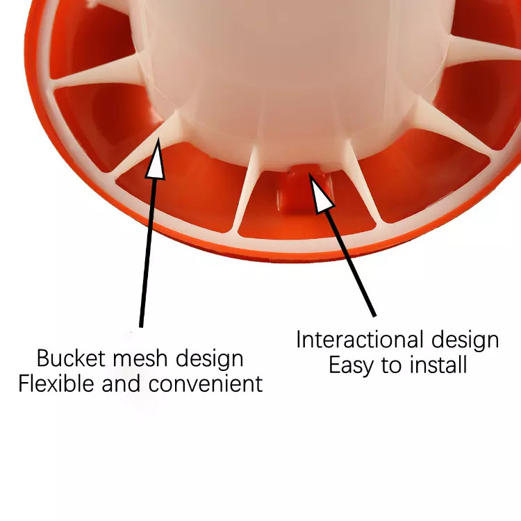 Chicken Plastic Poultry Feeder Pan Bucket and Water Drinker Wholesale Farm Equipment Auto Chicken Feeder