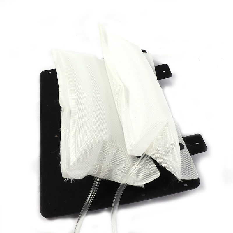 Car seat modification parts recessed pneumatic car seat lumbar Cushion for backrest car seat air waist lumbar