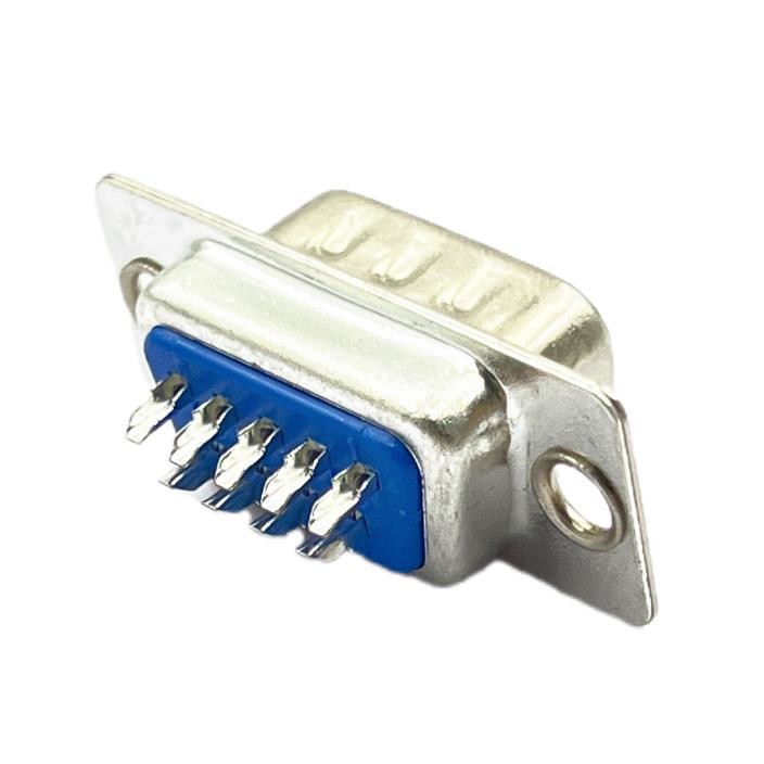 PBT D Sub 9 Connector Solder Male Solder Cup For Cable