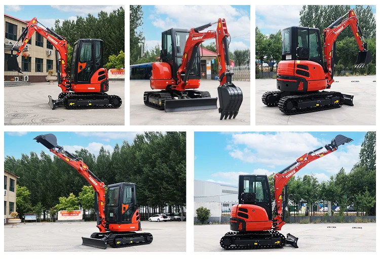 Mini Excavator 3.5 ton Kubota Engine Small Excavation CE EPA EURO5 Micro Digger Crawler Bagger