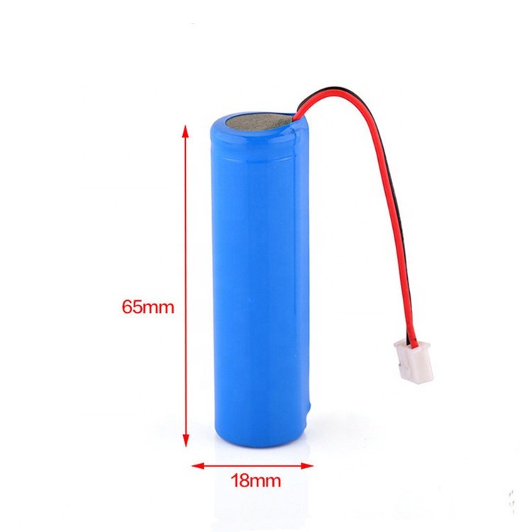 KC UL Icr 18650 2600mah 3.7 V Lithium Ion Battery Pack With JST Connector