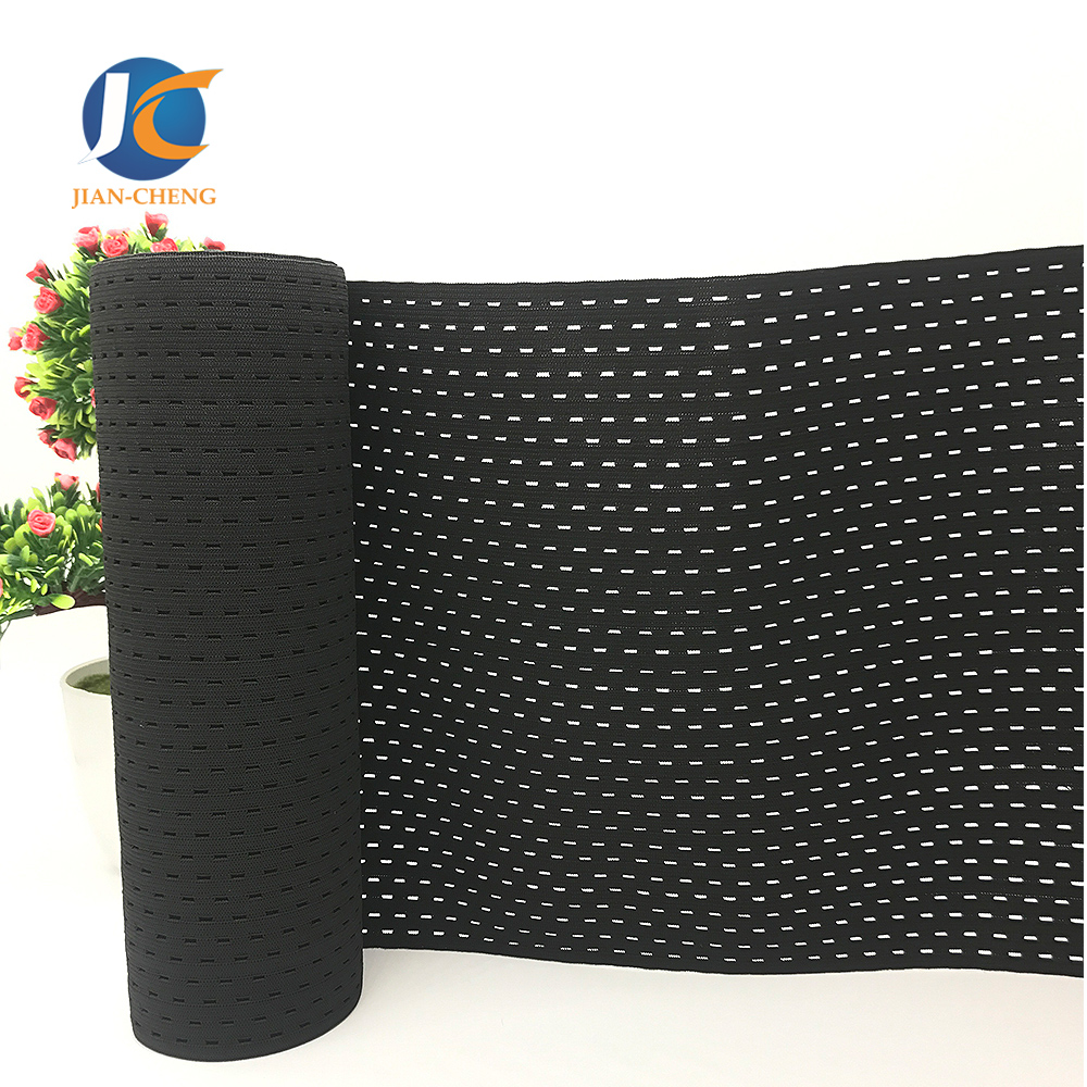 Factory Medical Elastic fabric polyester rubber tape for waist band corset webbing