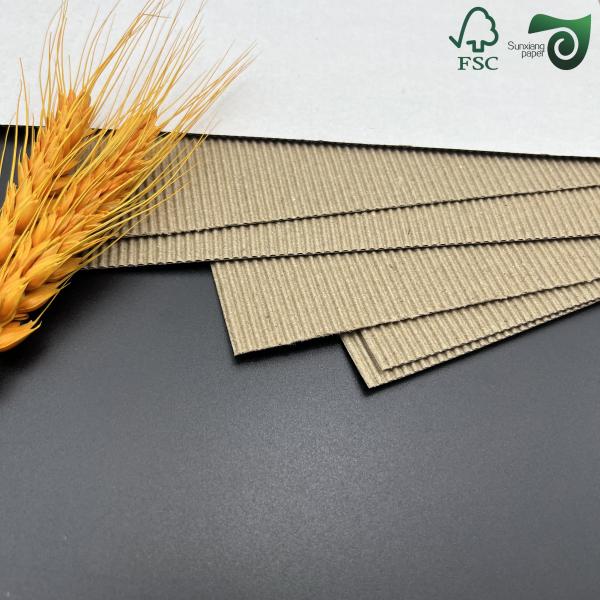 Buy cheap 2 Layer White Corrugated Board With E And F Flutes Available In Thicknesses Of 1mm 1.2mm 1.5mm 1.6mm product