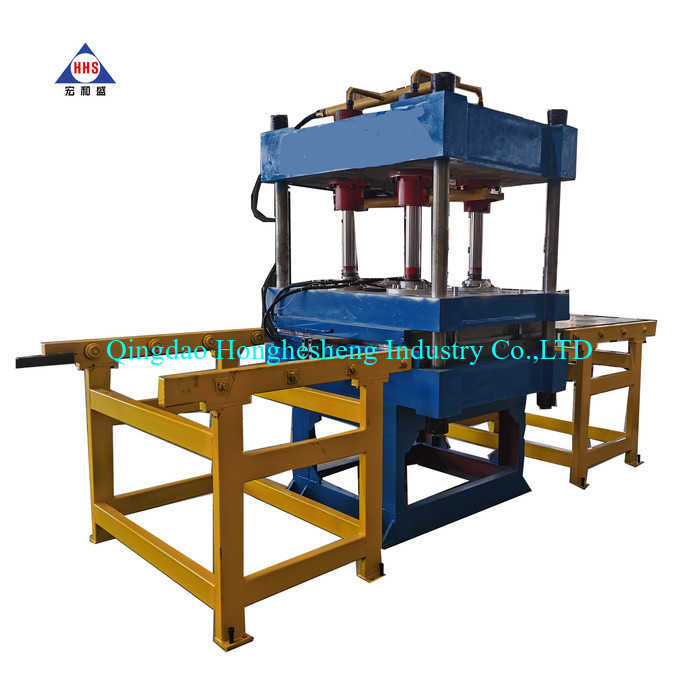 55*55cm 50T Long Life Rubber Tile Vulcanizing Press Machine With Mould