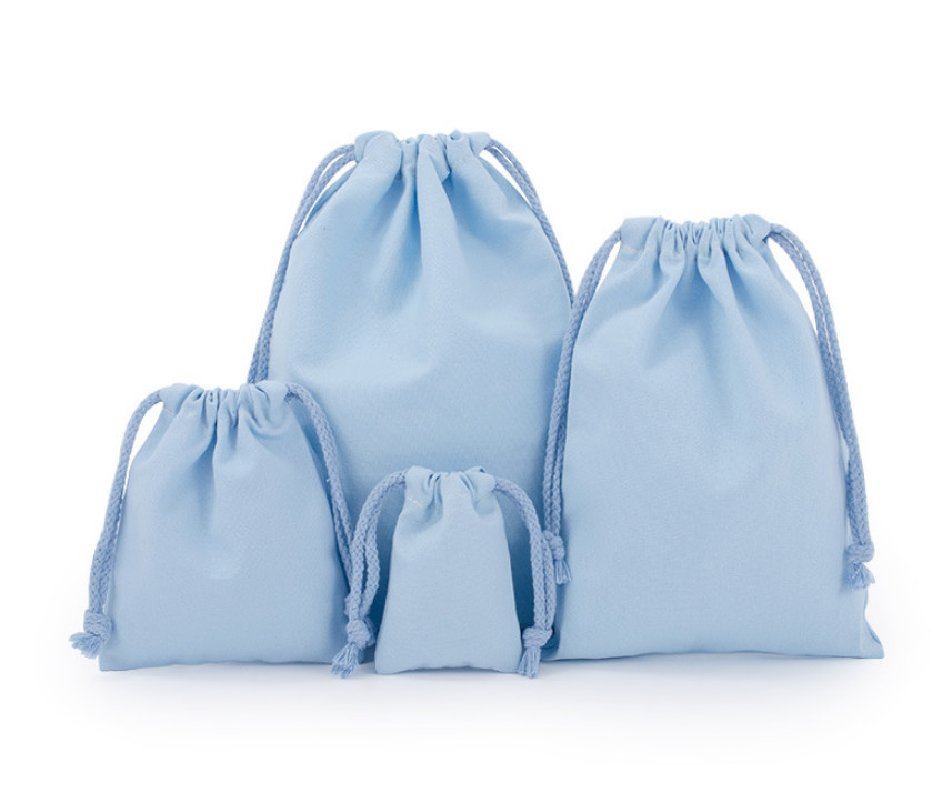 Dust Custom Muslin Drawstring Bags Bulk 7x10cm