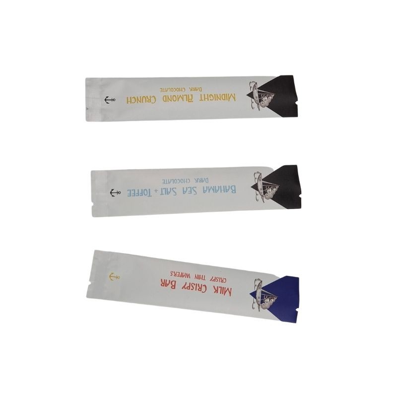 Easy Tear Energy Bar Stick Packaging Plastic Foil Bag Customized Chocolate Bar Wrappers For Protein Bar