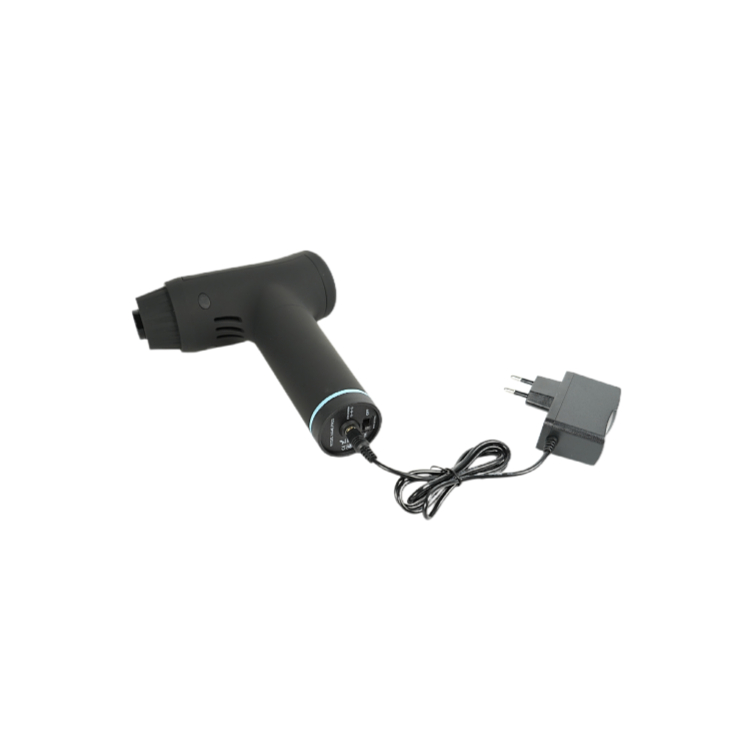 Full Body Handheld Muscle Massage Gun Black Deep Tissue Massager CE
