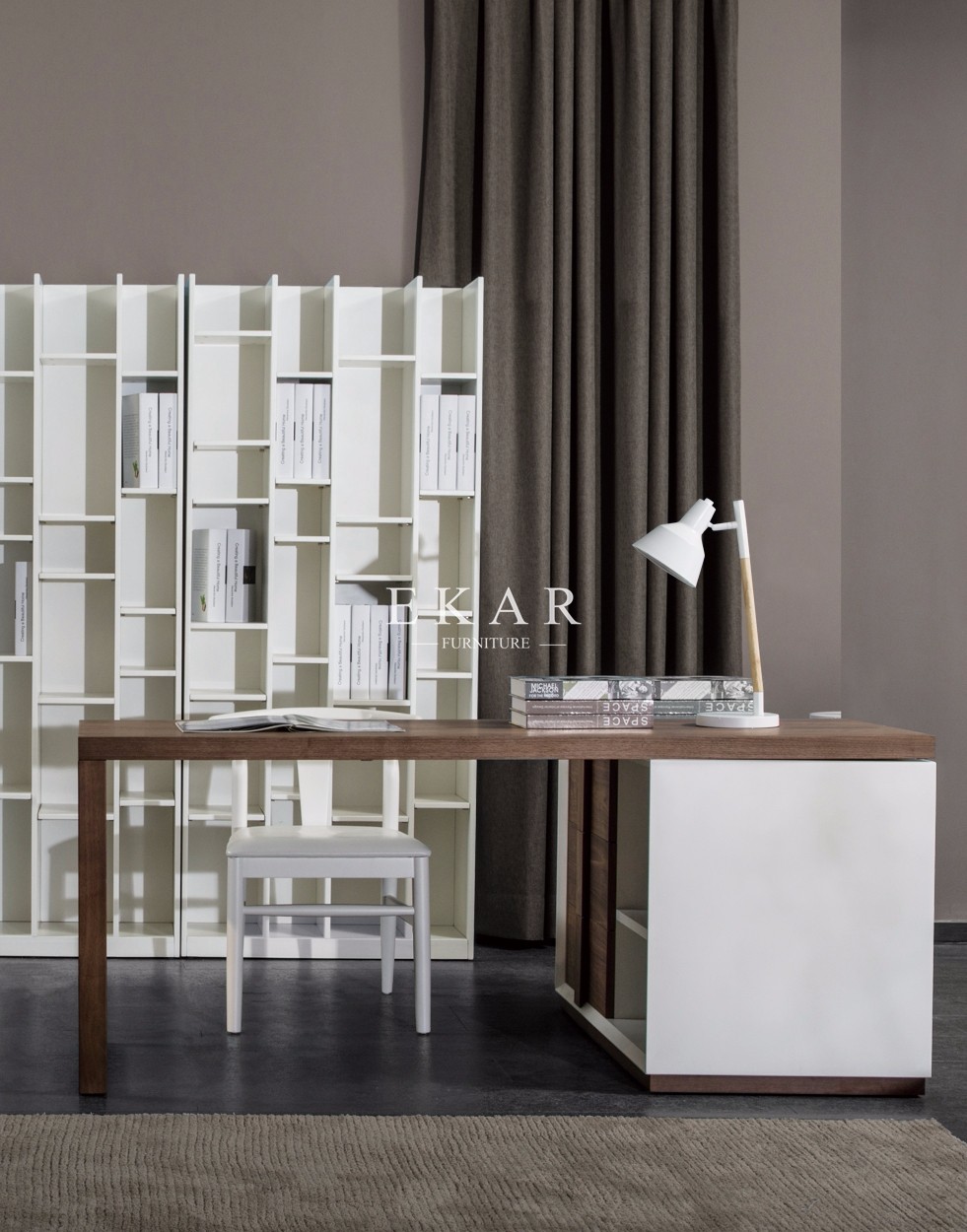 Office Design Desk Wooden Study Cum Computer Table KSL-BT001