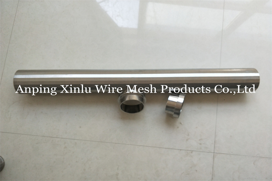 304L Stainless Steel Wedge Wire Continuous Slot Screen Pipe 10ft Length