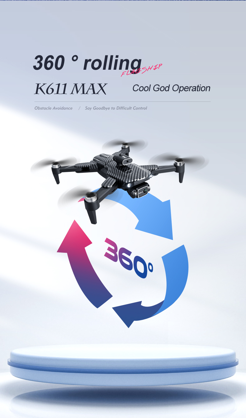Max Gesture Video 2.4G Wifi FPV Drone 4K Camera 150m Phone Control Beginner-friendly HD Aerial UAV Foldable Motor Plastic