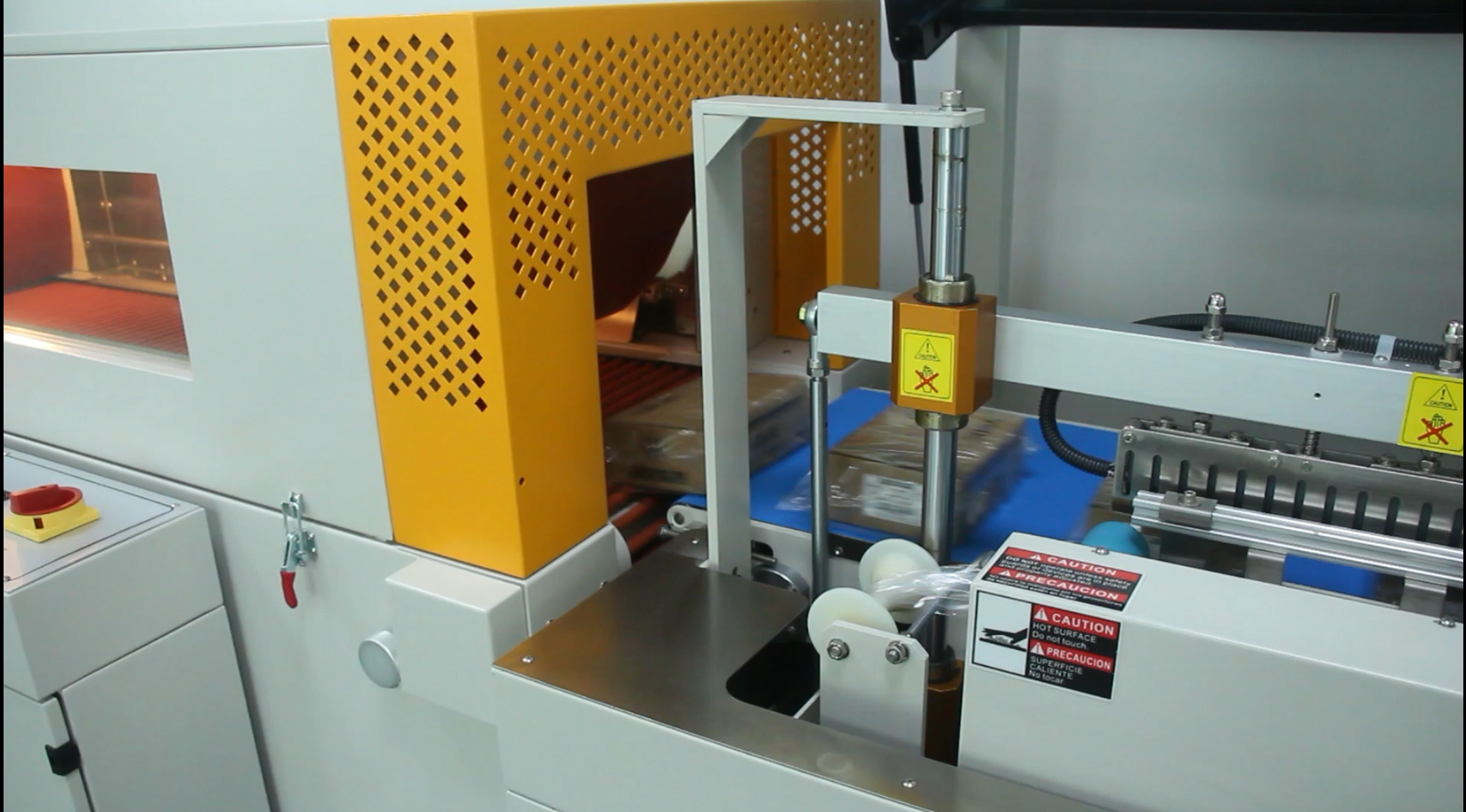 Automatic bottle shrink wrap packing machine PVC Film Heat Tunnel Shrink Wrapping Machine for water bottles aluminum cans