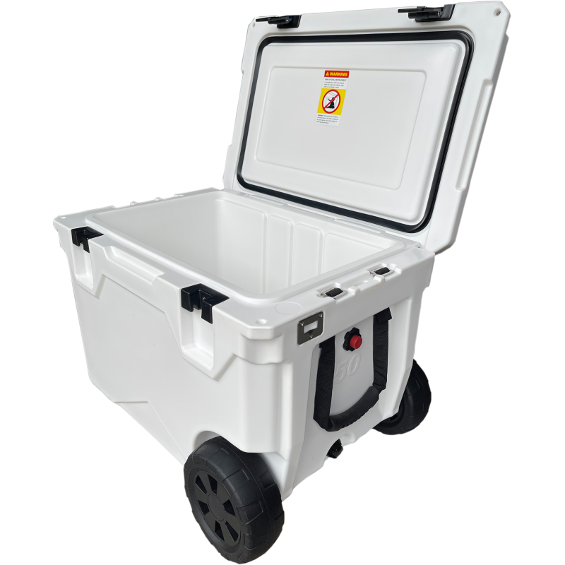 Hot Sale Plastic in Stocks Large Size Locking Ice Cooler Box