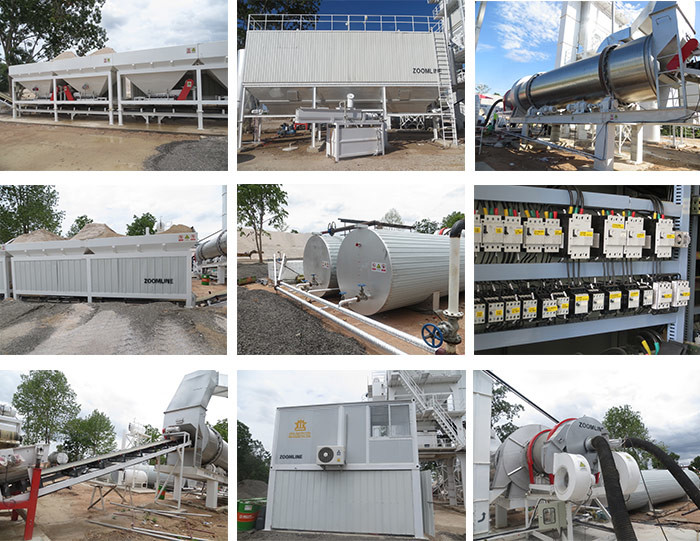 ZAP-S120 Hot Type Mix Asphalt Batch Mixing Plant