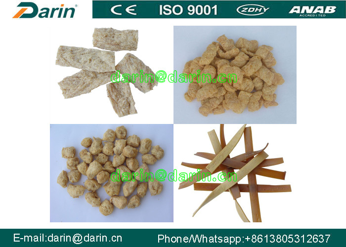 Double screw extruder machine for Soya Protein , soybean extruder machine