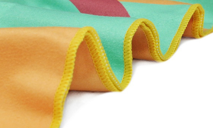 Patterned Non Stick Sublimated Beach Towels Colourful Reversible Heavy Duty