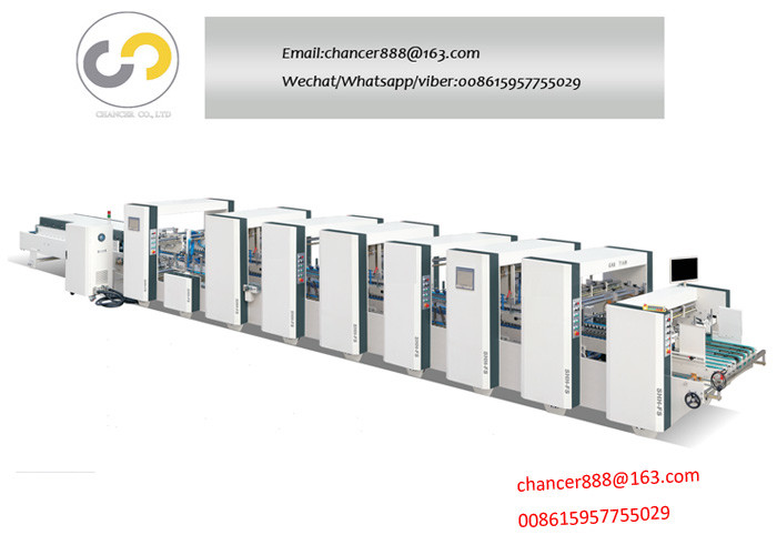 Automatic High Speed 4&6 corner folder gluer machine