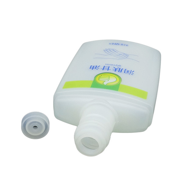 120ml Square Hand Cream Mdpe Bottles With Screw Cap