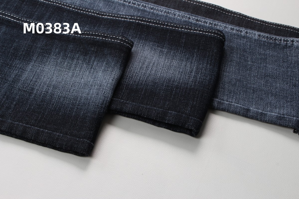 Factory Manufacture 10.5 Oz Crosshatch Slub Stretch Denim Fabric For Jeans